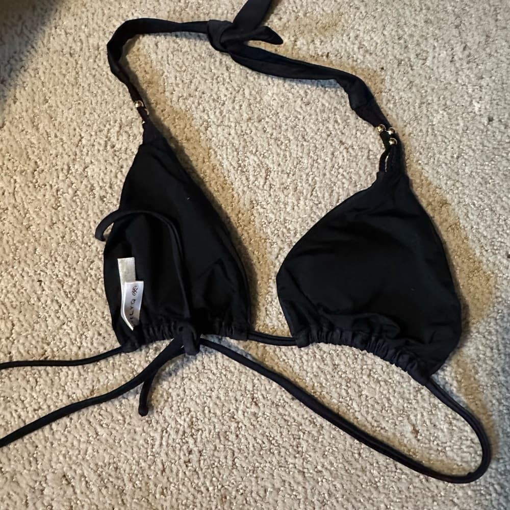 PilyQ string bikini top black large - Thumbnail 2