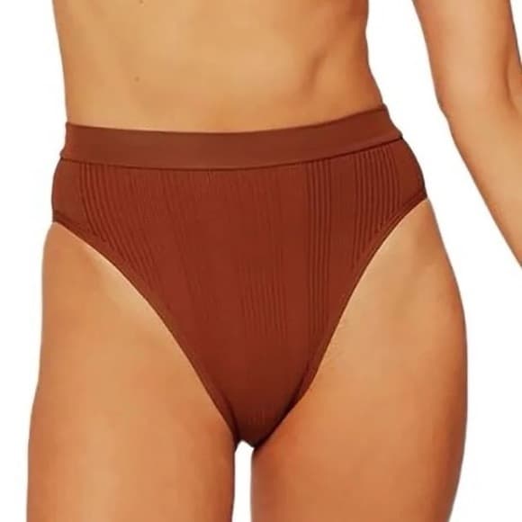 NWT L*Space Frenchi bitsy cut bikini bottoms brown - Thumbnail 7