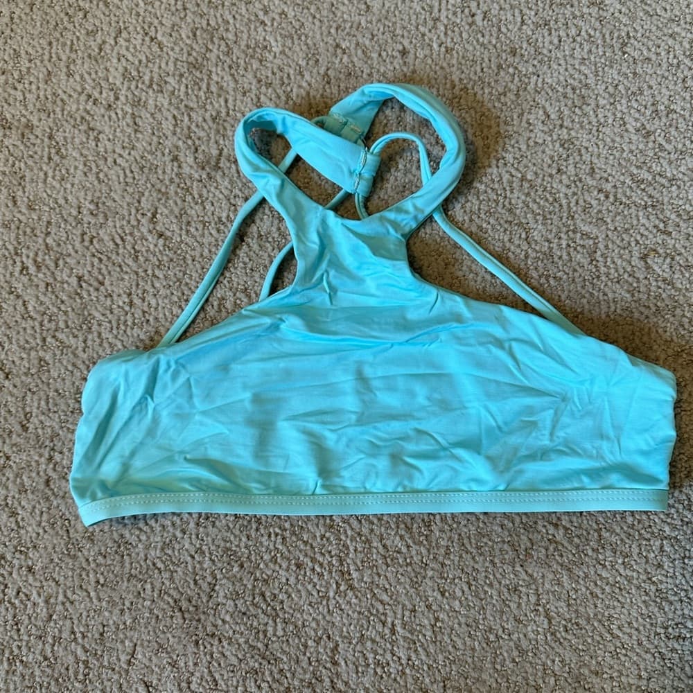 NWOT L*Space Haute bikini top light blue