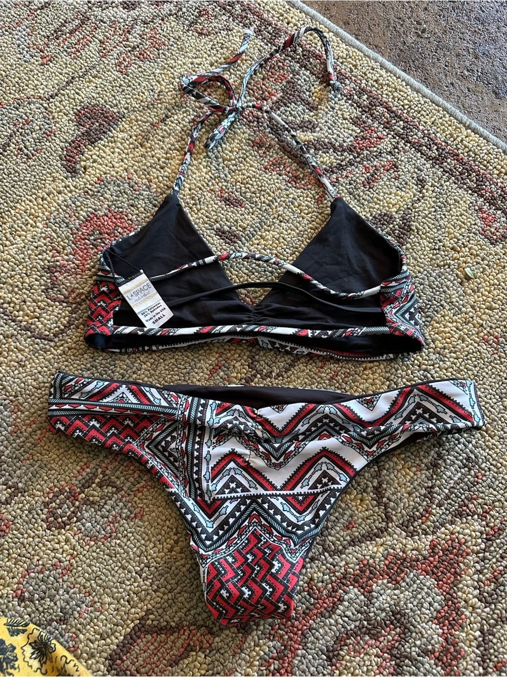 NWOT L*Space Southwestern Monique bikini set small - Thumbnail 2