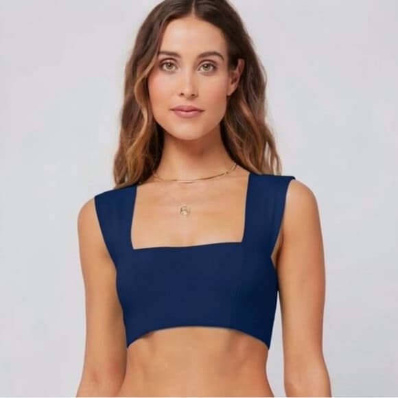 NWOT L*Space Parker bikini top navy - Thumbnail 5