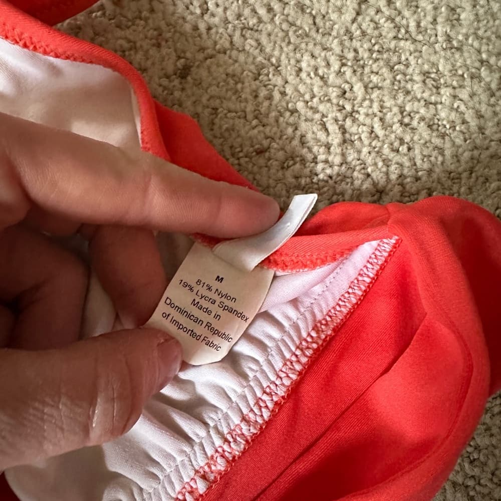 J Crew halter back bikini top red - Thumbnail 4