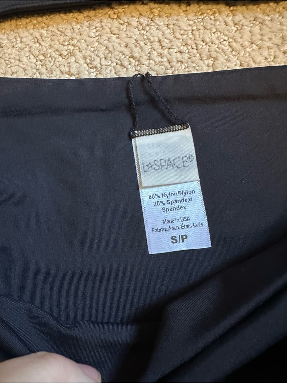 NWOT L*Space Cabana high neck bikini set black - Thumbnail 2