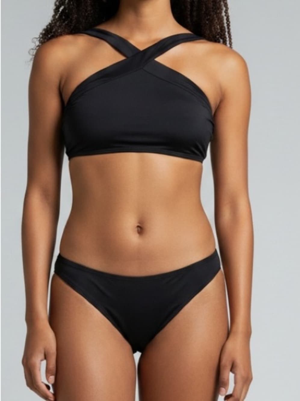 NWOT L*Space Cabana high neck bikini set black - Thumbnail 5