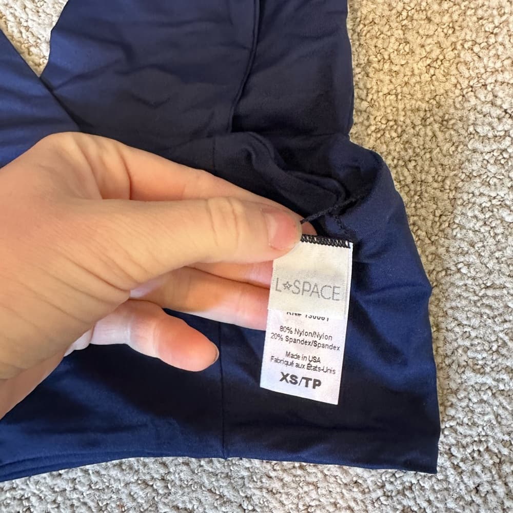 NWOT L*Space Parker bikini top navy - Thumbnail 3