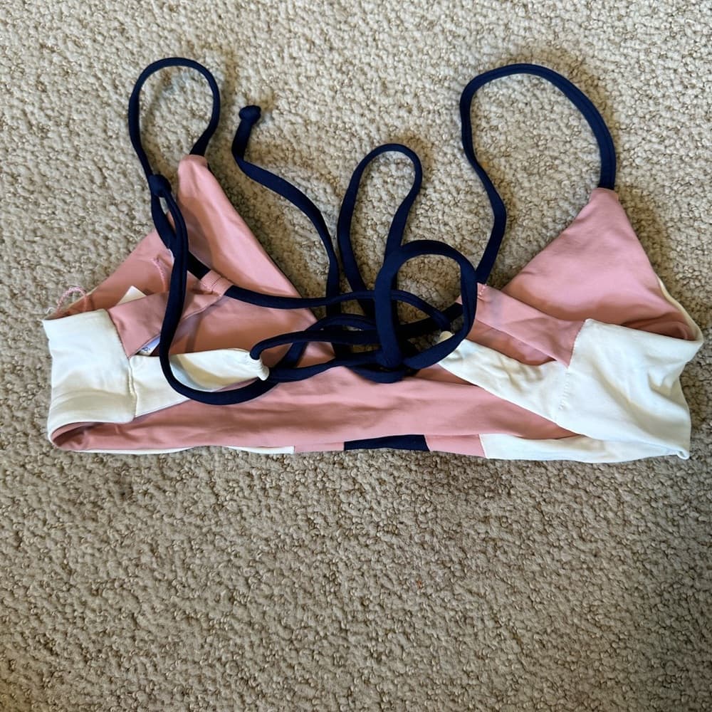 NWOT L*Space Bodhi colorblock bikini top - Thumbnail 2