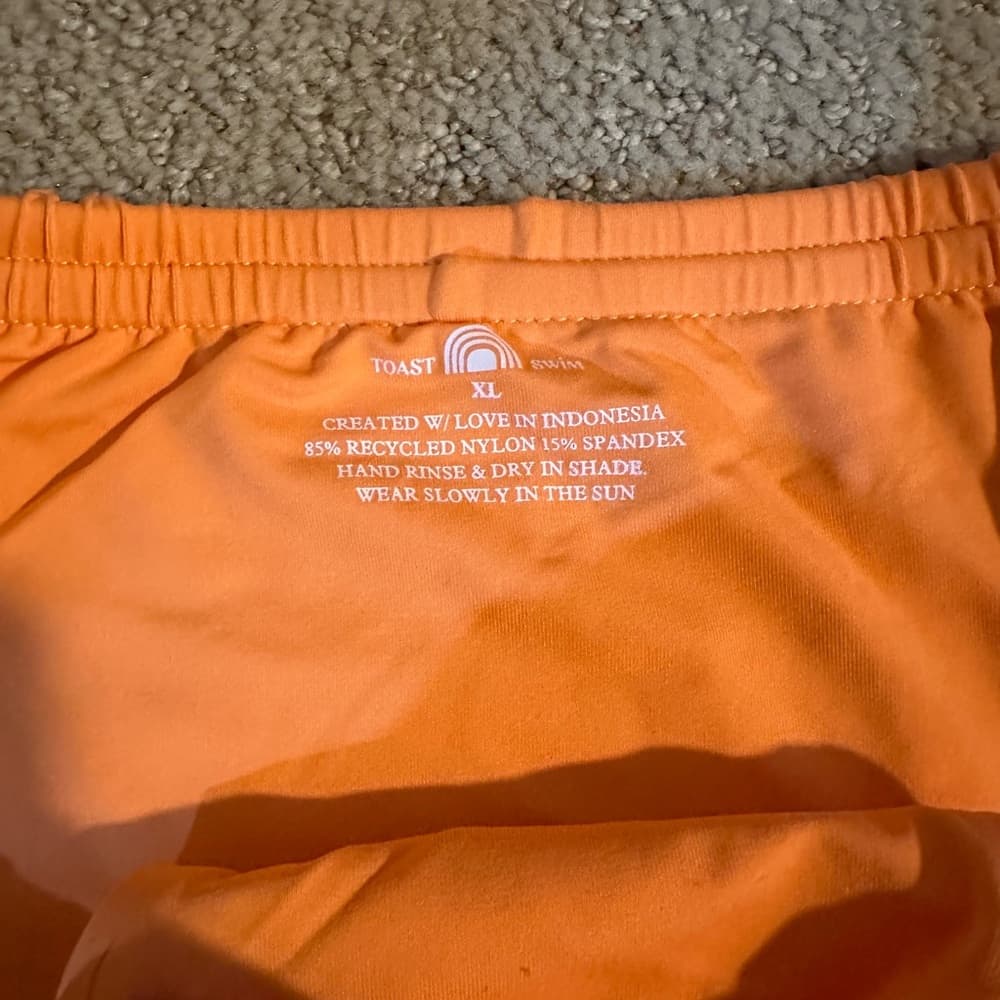 NWT Toast x Free People tunnel bikini bottoms nectarine - Thumbnail 2