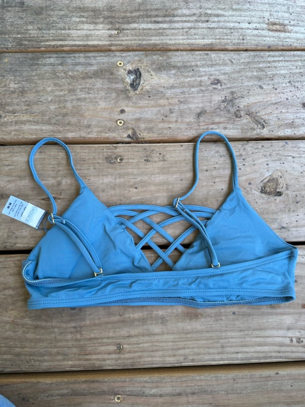 NWOT L*Space Jaime bikini top grey - Thumbnail 2