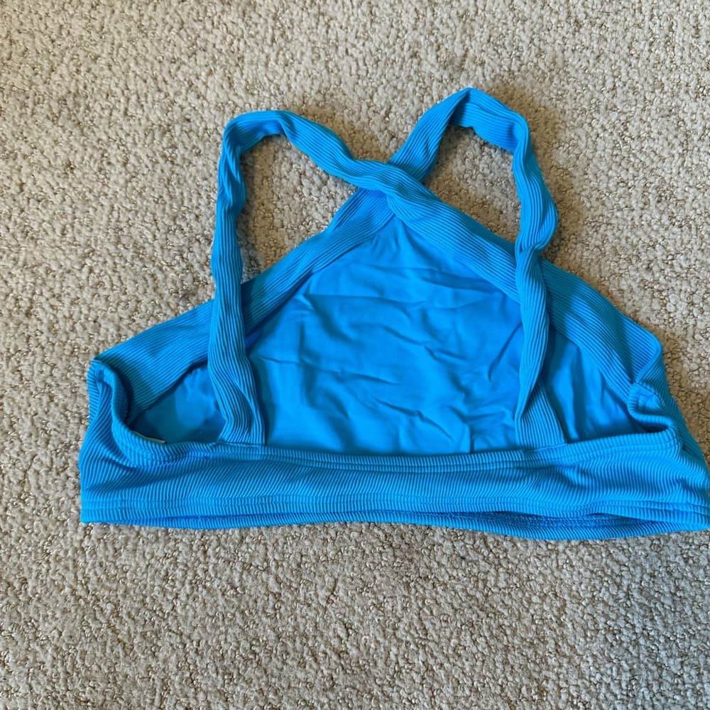 NWOT L*Space Ridin High bikini top cobalt blue - Thumbnail 2
