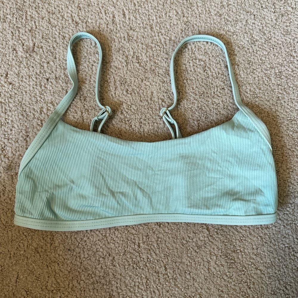 NWOT L*Space Gemma bikini top high tide
