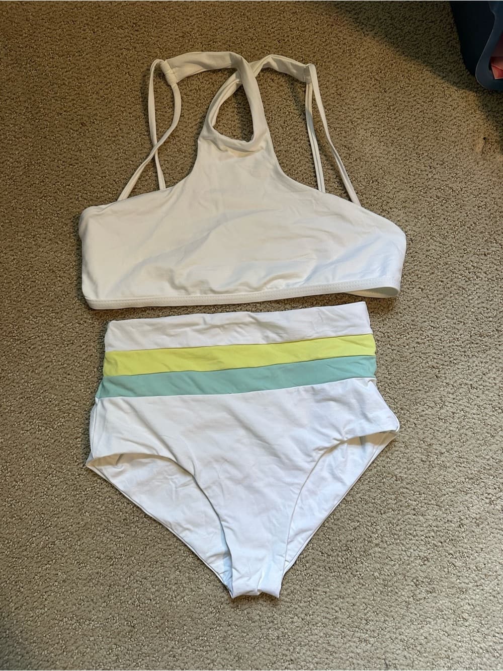 NWOT L*Space Haute Wilson bikini set white