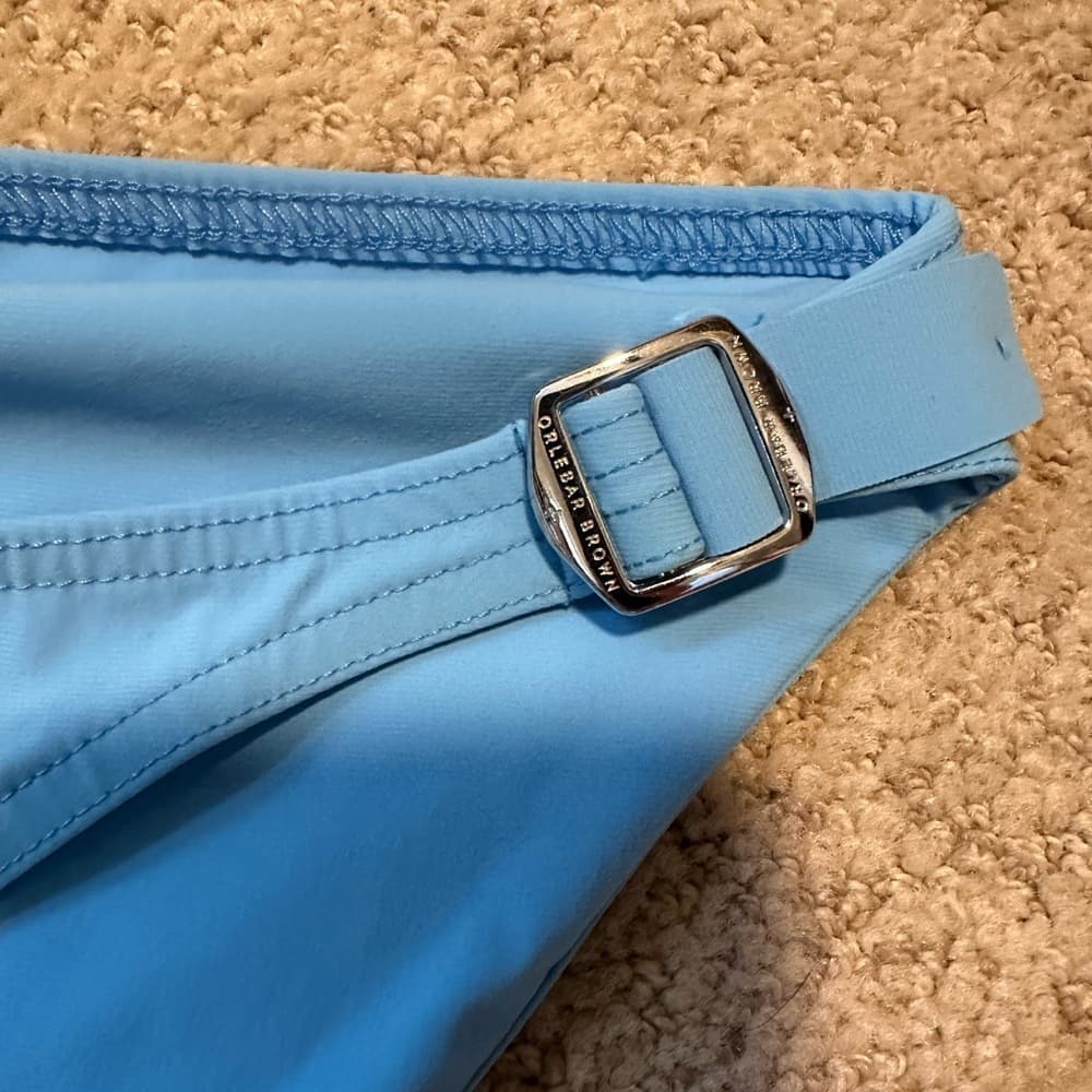 NWT Orlebar Brown buckle accent bikini bottoms blue - Thumbnail 3
