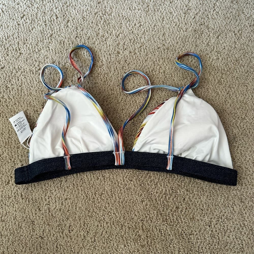 NWOT L*Space Plumagio New Wave bikini top - Thumbnail 2