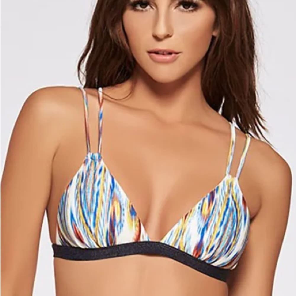 NWOT L*Space Plumagio New Wave bikini top - Thumbnail 4