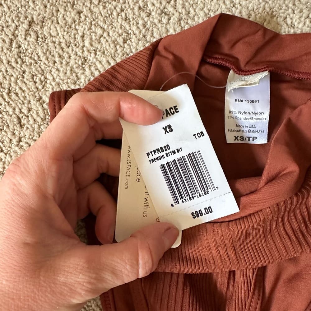 NWT L*Space Frenchi bitsy cut bikini bottoms brown - Thumbnail 3