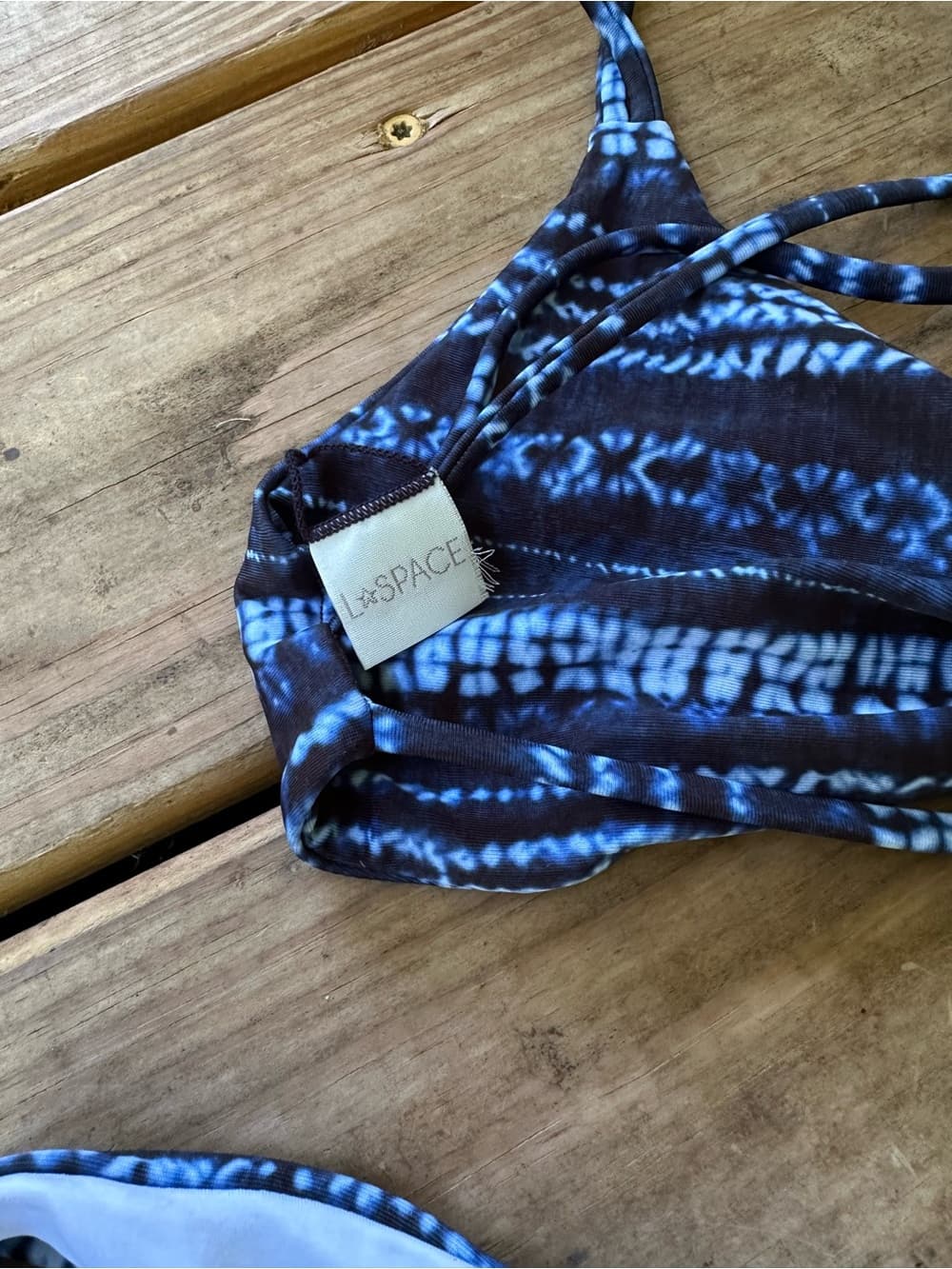 NWOT L*Space Hartley Lilly tie dye bikini set small - Thumbnail 4