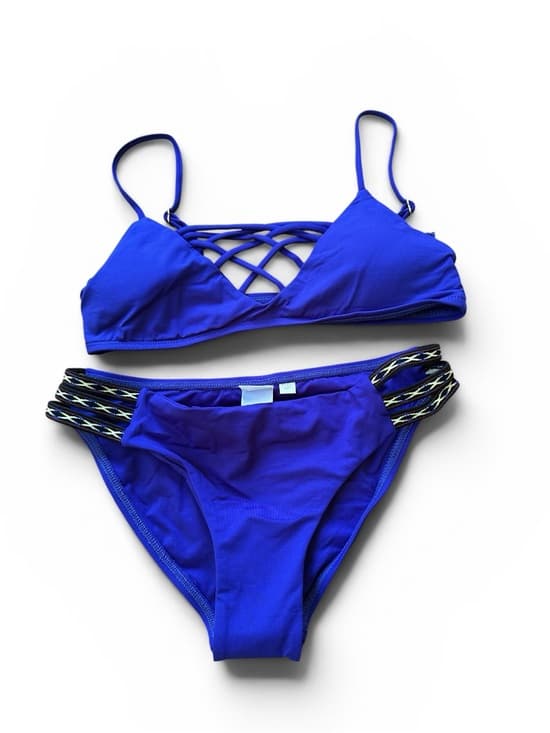 NWOT L*Space Jaime royal blue southwestern bikini set small - Thumbnail 7