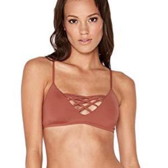 NWOT L*Space Jaime bikini top Primrose pink - Thumbnail 5
