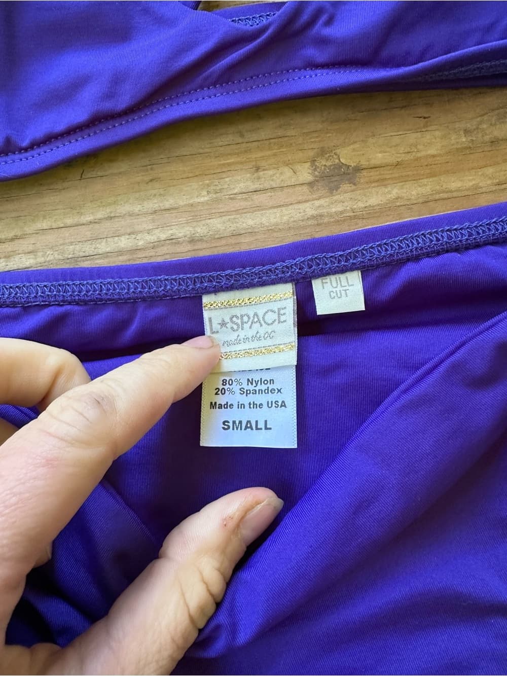 NWOT L*Space Jaime royal blue southwestern bikini set small - Thumbnail 2