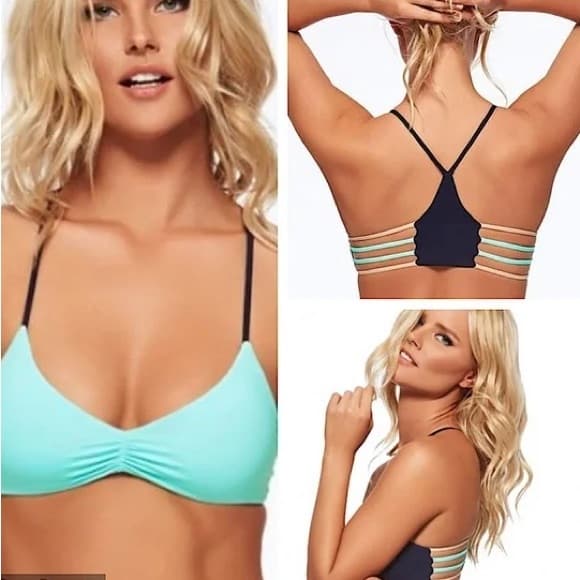 NWOT L*Space Wild One Low Down reversible bikini top - Thumbnail 5