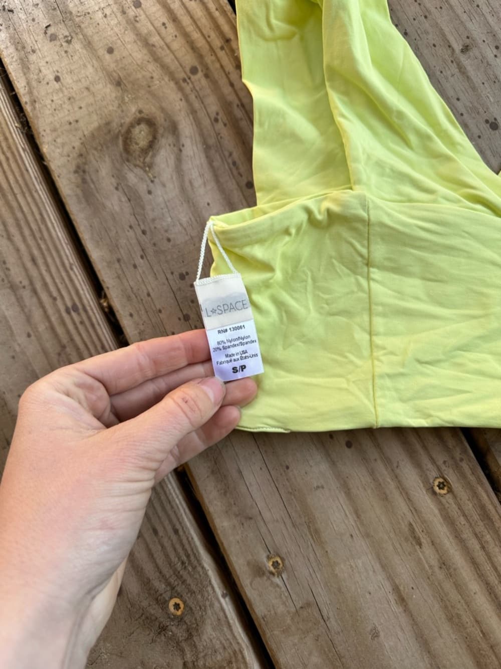 NWOT L*Space Parker bikini top Mojito - Thumbnail 3