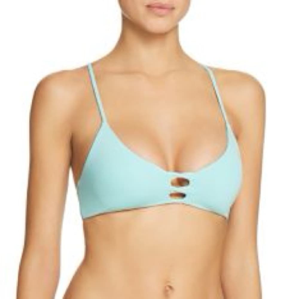 NWOT L*Space Flynn cutout bikini top sea foam - Thumbnail 5