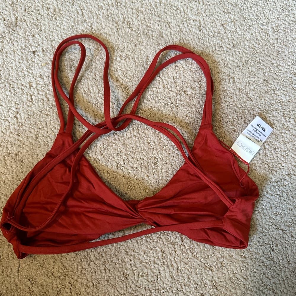 NWOT L*Space Hartley bikini top redwood - Thumbnail 3