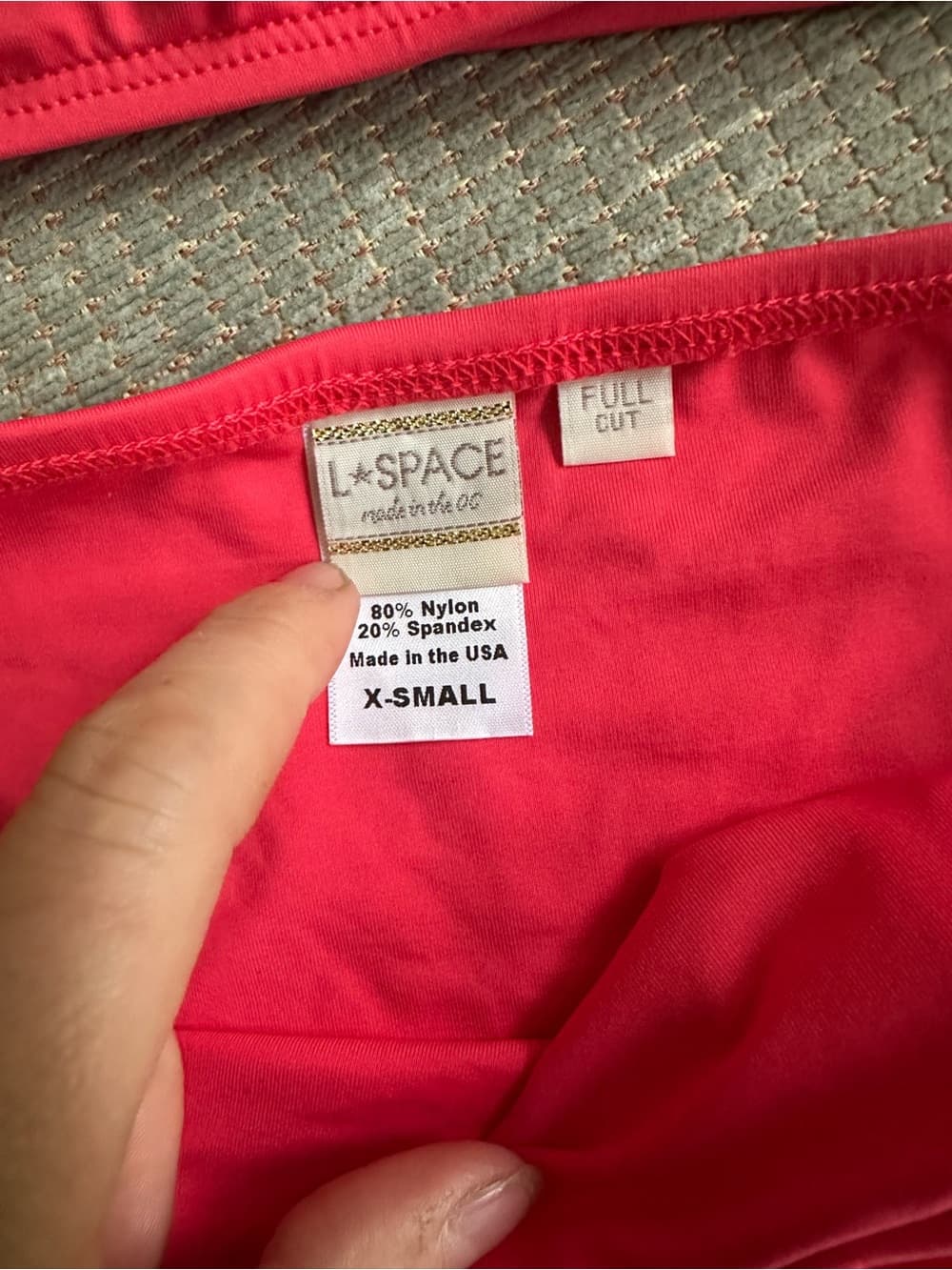NWOT L*Space Jaime Low Down bikini set extra small - Thumbnail 2
