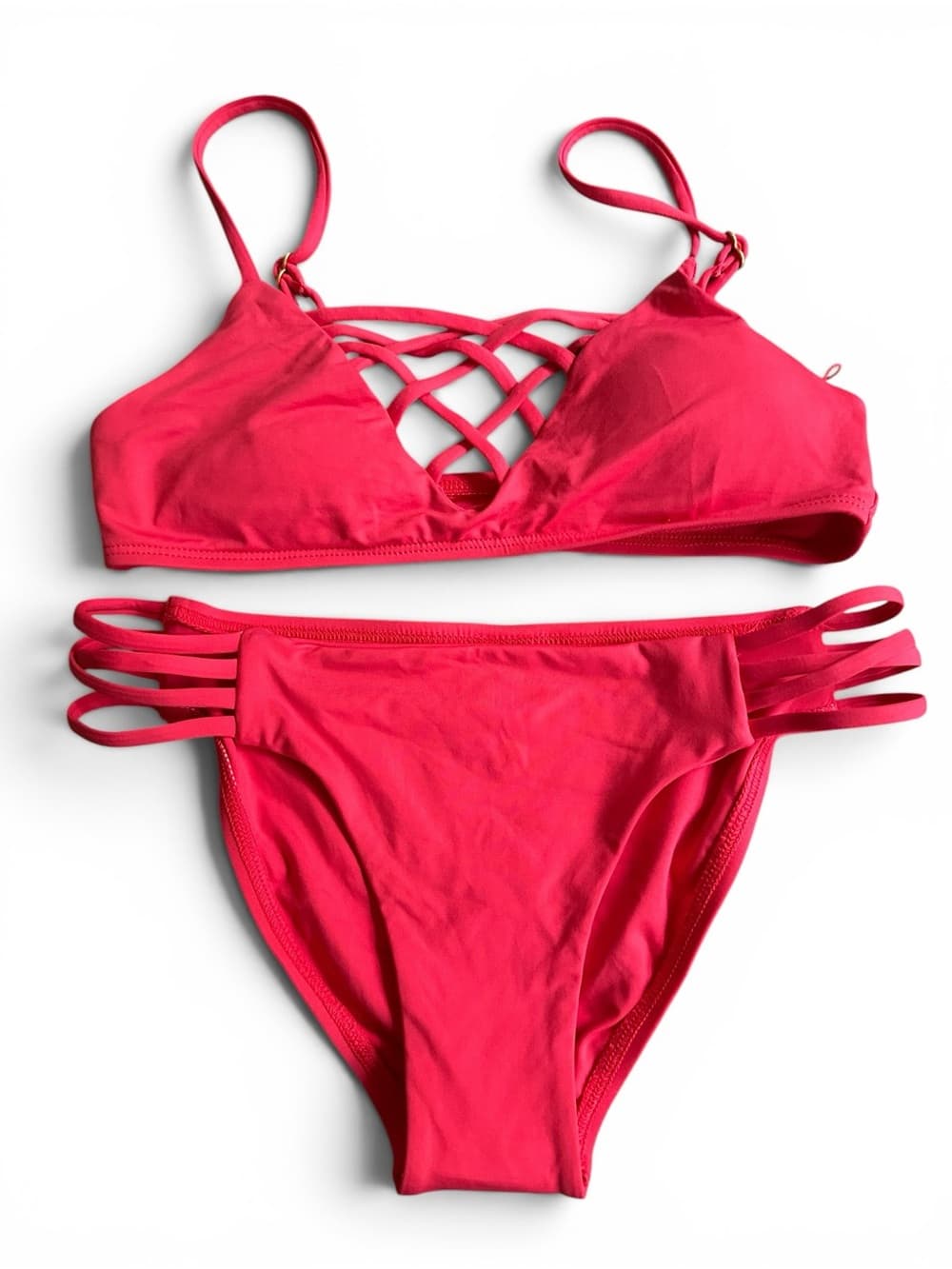 NWOT L*Space Jaime Low Down bikini set extra small - Thumbnail 4