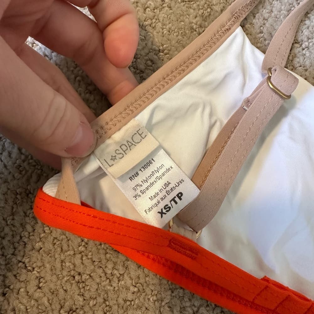 NWOT L*Space Gemma ribbed bikini top - Thumbnail 3