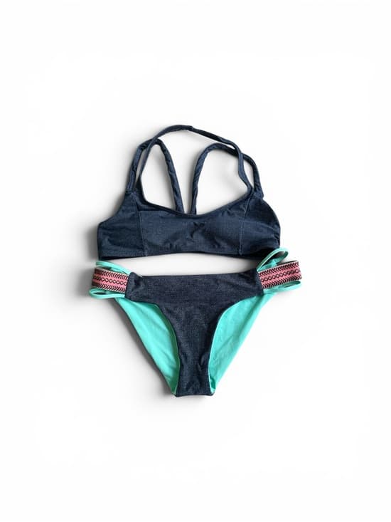 NWOT L*Space Night Tribe denim bikini set - Thumbnail 5