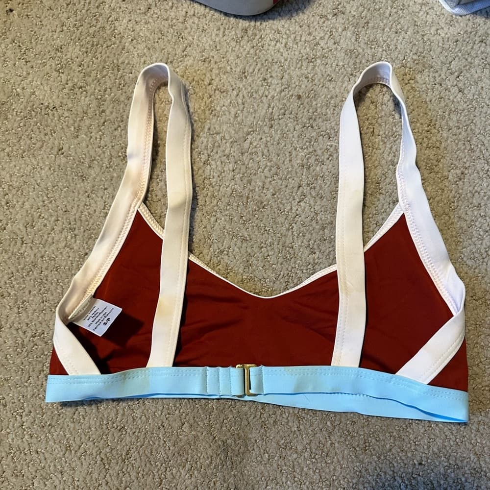 NWOT L*Space Mac colorblock bikini top - Thumbnail 2