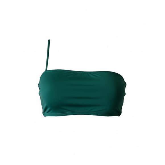 NWOT L*space one shoulder bikini top emerald green - Thumbnail 5