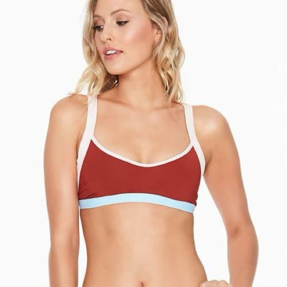 NWOT L*Space Mac colorblock bikini top - Thumbnail 4