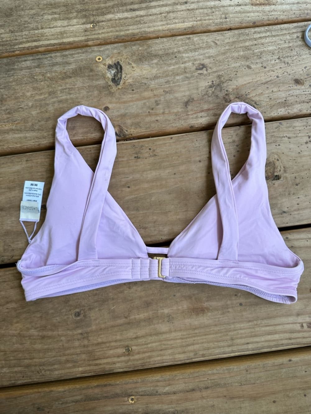 NWOT L*Space Monroe bikini top lilac - Thumbnail 2