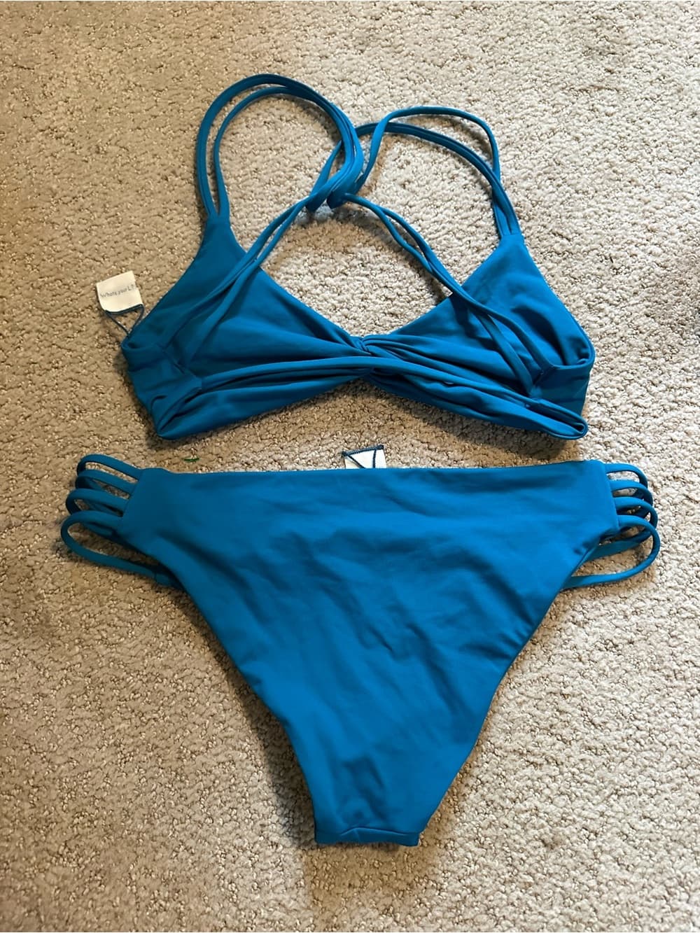 NWOT L*Space Hartley bikini set teal - Thumbnail 3