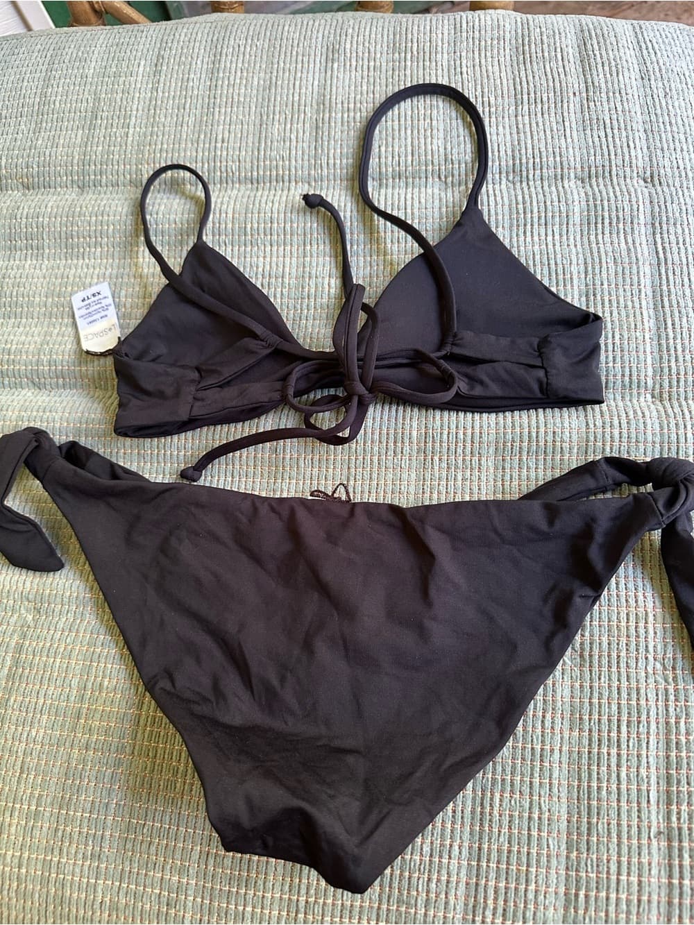 NWOT L*Space bikini set black extra small - Thumbnail 3