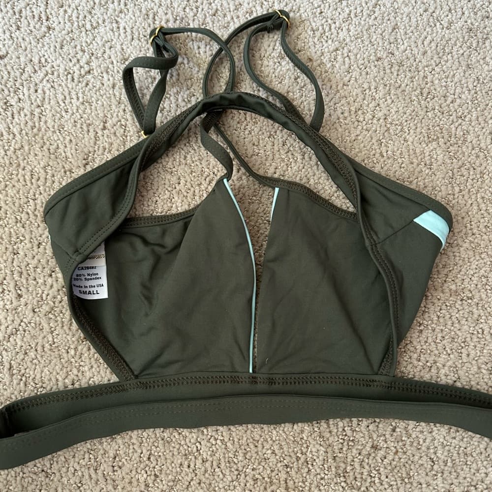NWOT L*Space Platinum bikini top green - Thumbnail 2