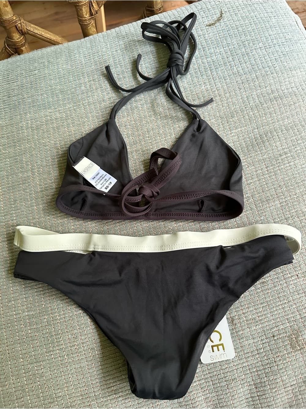 NWT L*Space bikini set grey extra small - Thumbnail 2
