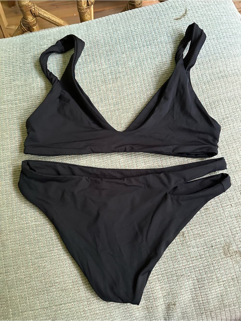 NWOT L*Space Breakers bikini set black extra small - Thumbnail 2