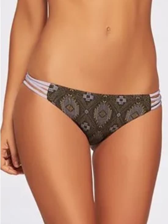 NWOT L*Space Low Down bikini bottoms grey lilac - Thumbnail 5