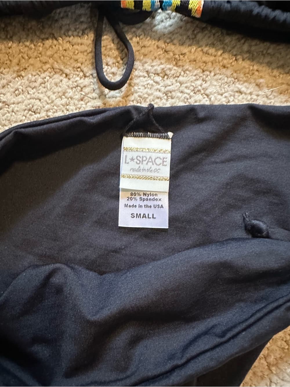 NWOT L*Space southwestern bikini set black - Thumbnail 2