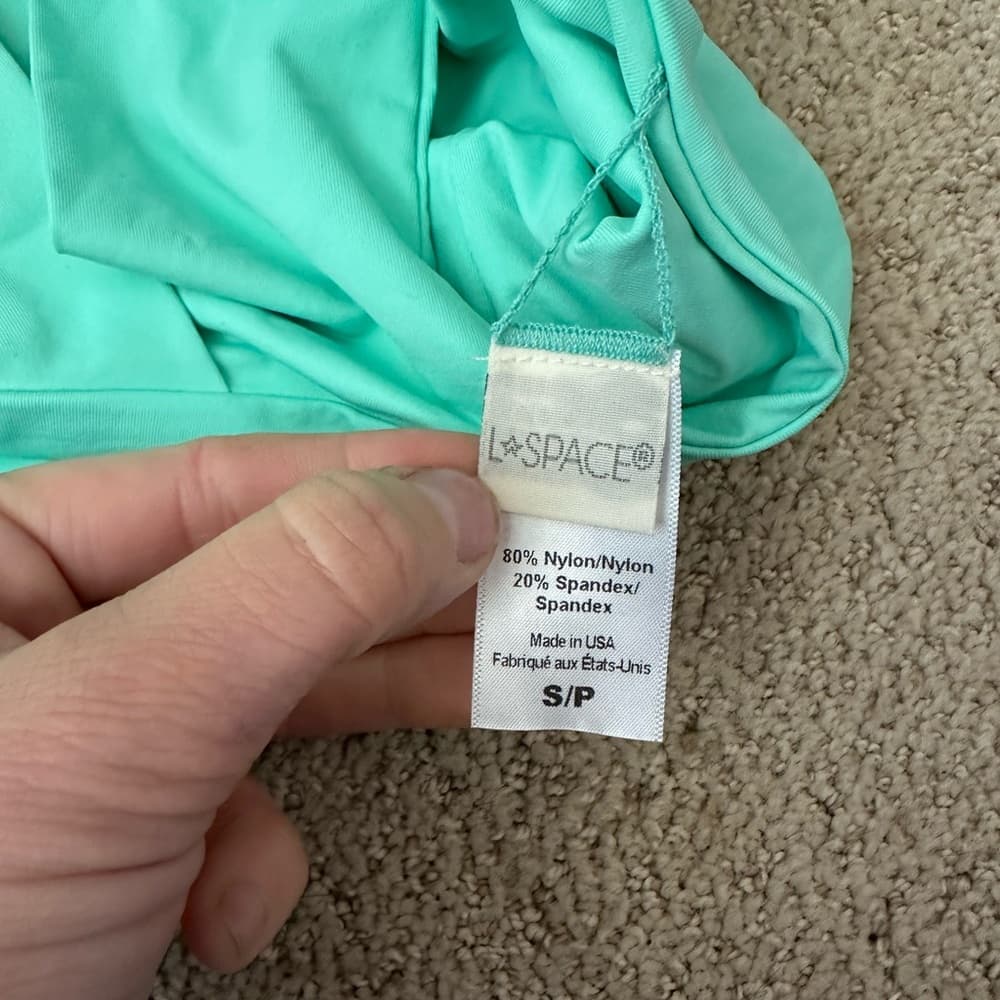 NWOT L*Space Parker bikini top seafoam green - Thumbnail 3