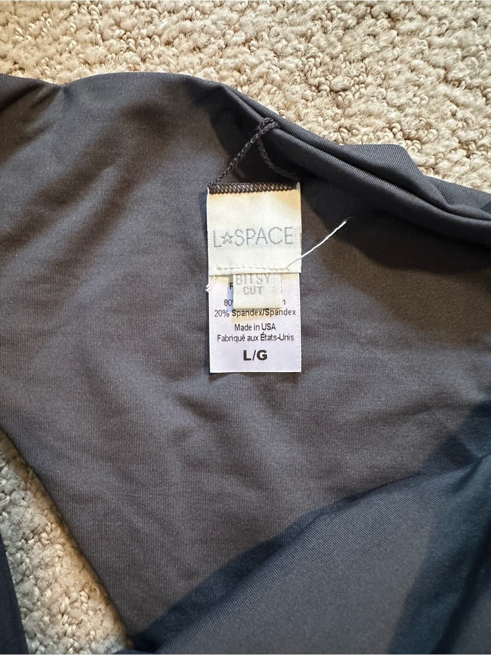 NWOT L*Space Sandy Bitsy cut bikini bottoms grey - Thumbnail 2