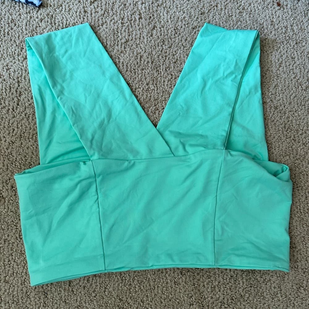 NWOT L*Space Parker bikini top seafoam green - Thumbnail 2