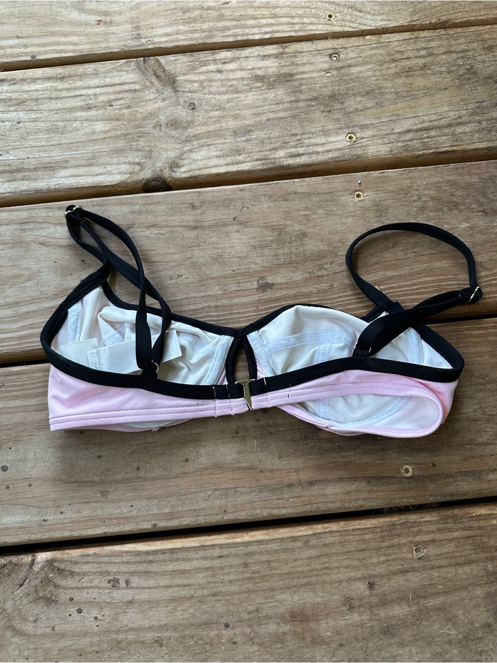 Kate Spade Underwire bikini top pink black - Thumbnail 2