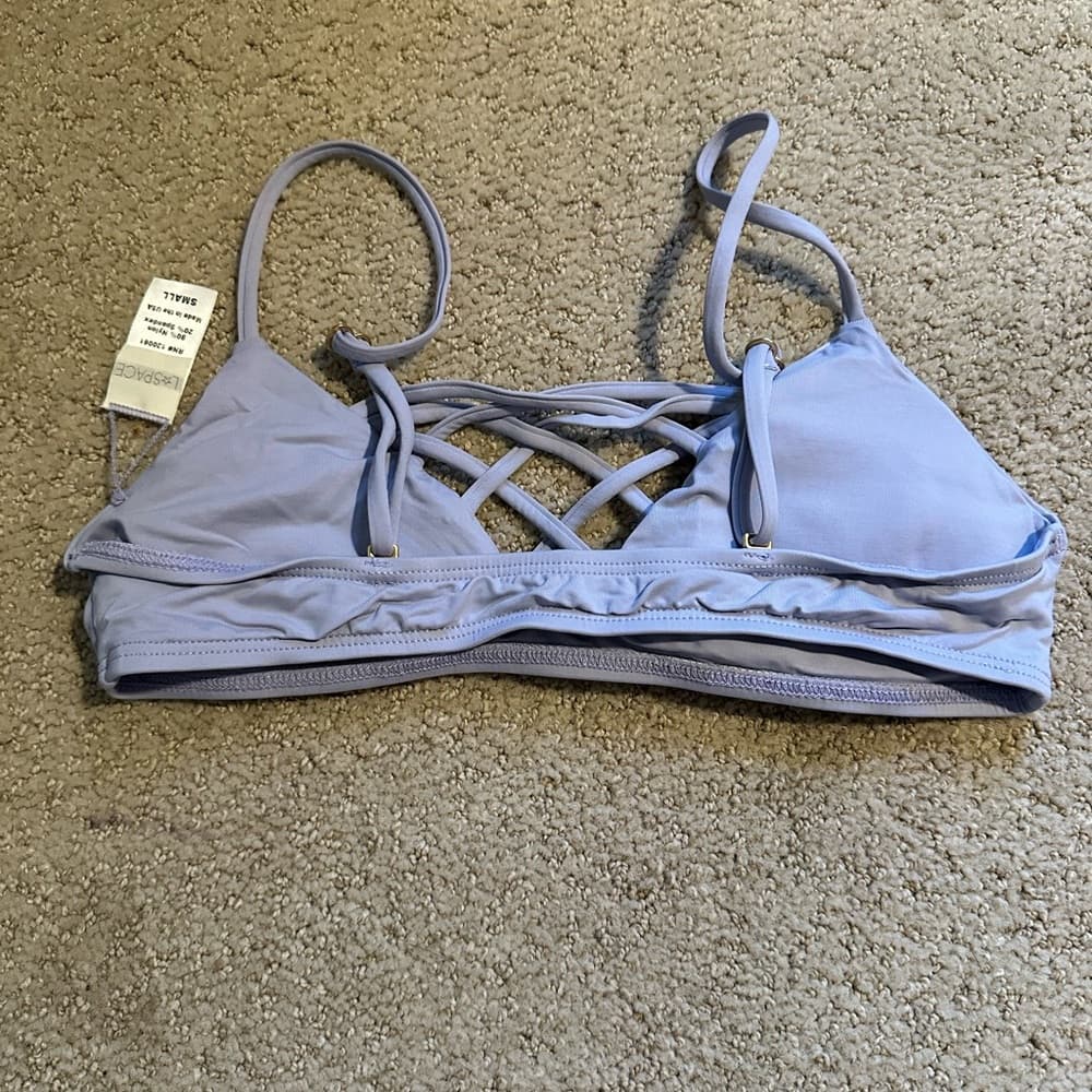 NWOT L*Space Jaime bikini top light purple - Thumbnail 2