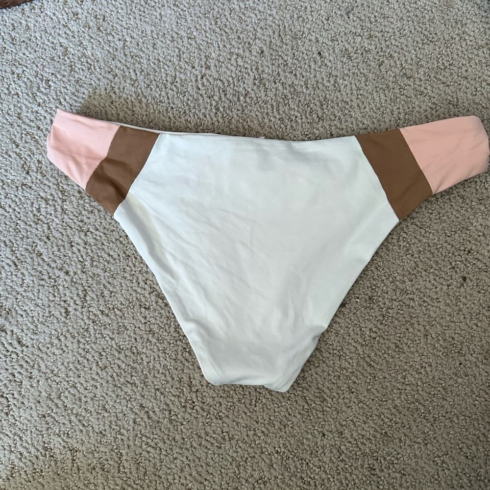 NWOT L*Space colorblock bikini bottoms small - Thumbnail 2