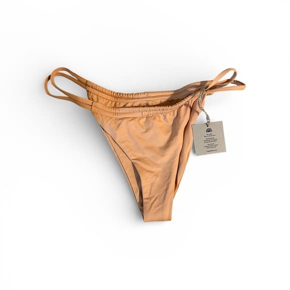 NWT Toast x Free People tunnel bikini bottoms sandstone - Thumbnail 4