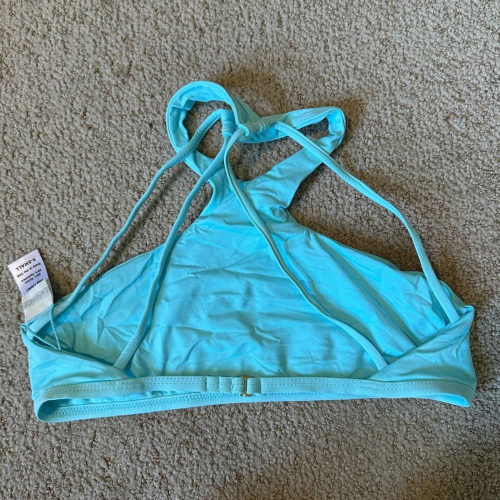 NWOT L*Space Haute bikini top light blue - Thumbnail 2